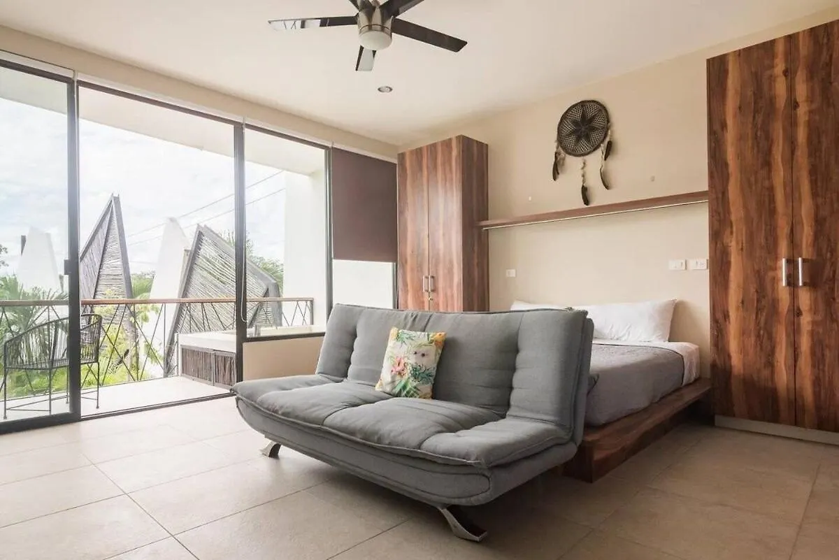 Estudio Con Piscina Privada | Gimnasio | Relax Tulum Apartment